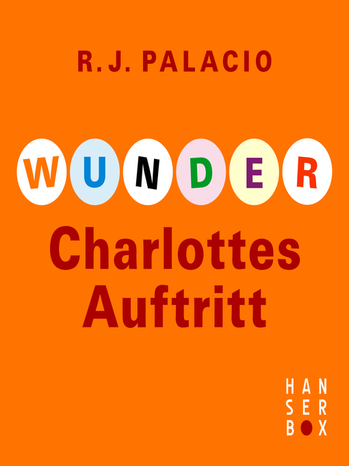 Title details for Wunder--Charlottes Auftritt by Raquel J. Palacio - Available